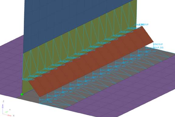 The image appears to be a technical diagram featuring a 3D structure with various lines and labels, possibly representing a complex geometric model or engineering schematic.
AI-generated content may be incorrect.